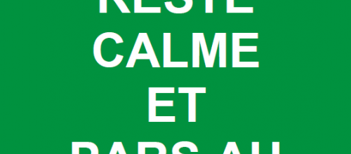 Reste calme et pars au Brésil