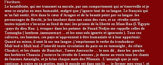 Tamazight entre l'oralité et l'écriture