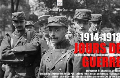 ☻ L'expo sur 14-18 à l'Orangerie du Sénat