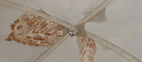 Effondrement dans la chapelle sainte-Anne
