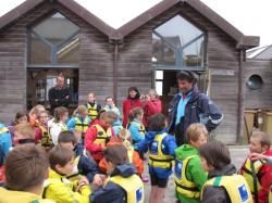 Classe de voile à Lancieux