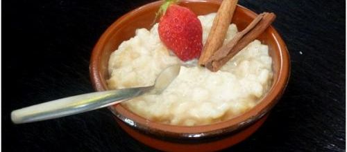 Riz au lait à la vanille 