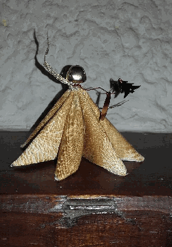 Atelier bidouillage du 21 novembre : Ange de table pour Noël