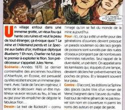 Article magazine B.D. - "Les Indes noires".