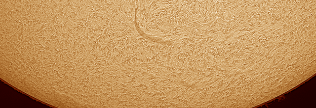 Le Soleil du 16 novembre 2022 en H-alpha