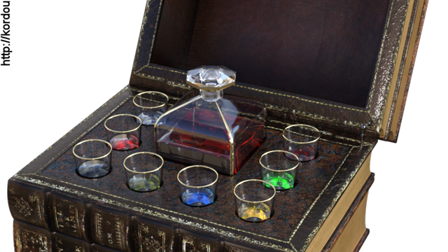 Tube de coffret à liqueur (image-render)