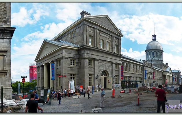 Le bâtiment Marché Bonsecours et la Chapelle Notre-Dame-de-Bon-Secours - Montréal - Québec - Canada