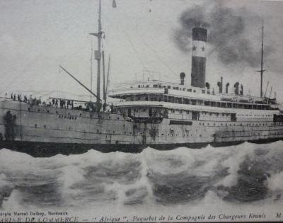 Il y a 100 ans coulait le paquebot Afrique au large de l'île de Ré