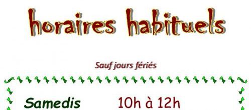 Vacances 2018 ouvertures et fermetures