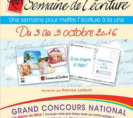 La semaine de l'écriture