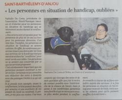 Article courrier de l'ouest paru le 23/04/20 Le confinement 