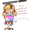 gif animé, blinkie, bon we,fin de semaine, week end