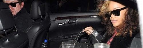 Rihanna quitte son hôtel à Dublin