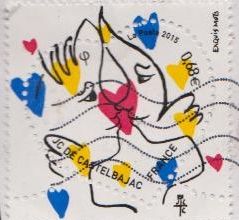 Timbre Castelbajac saint valentin 2015