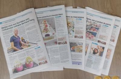 Mes recettes dans le Journal de Saône & Loire JSL 71 - Noël 2018