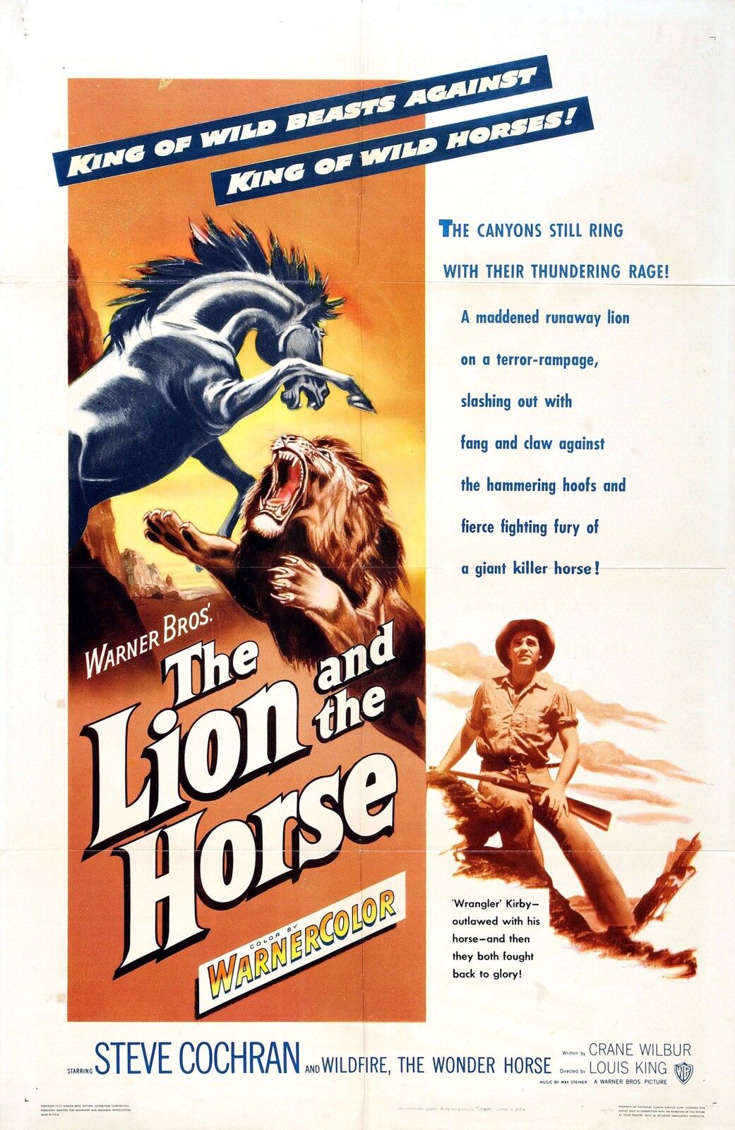 LE LION ET LE CHEVAL BOX OFFICE USA 1952