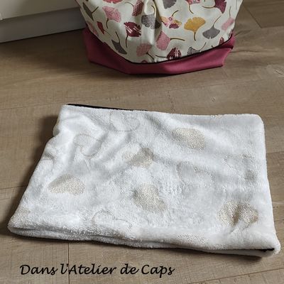 Ensemble Sac panière et Snood adulte