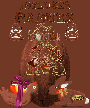 LES OEUFS DE PAQUES EN CHOCOLAT