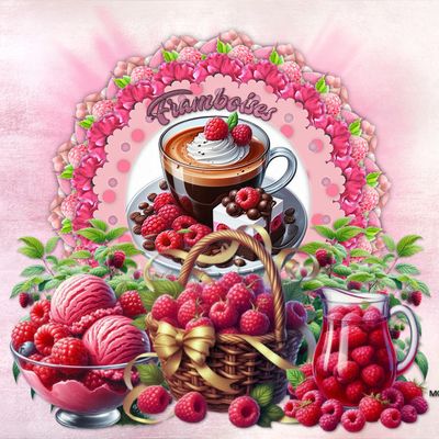 Fond écran Framboises