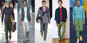 mode fashion floral menswear
