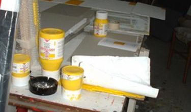 Roland orépük / yellows paintings / factory project