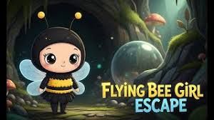  G4K Flying bee girl escape  - games4king 