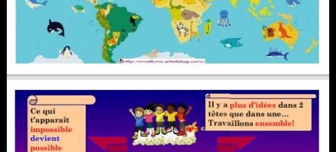 LES ANIMAUX DU MONDE: quelques affichages