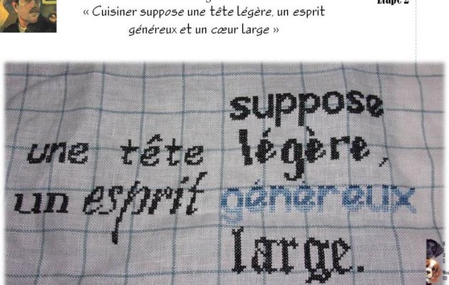 Paul Gauguin a dit : "Cuisiner....."(2)