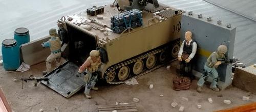 Diorama au 1/35 : sauvetage de VIP en Irak