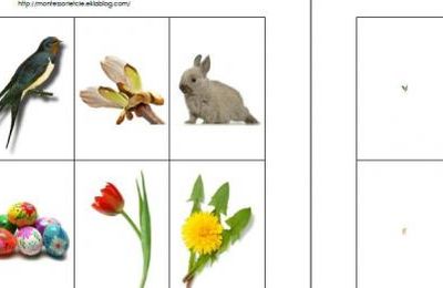 Jeu de la loupe sur le printemps