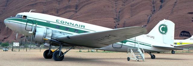 Douglas DC3 VH-UPQ. Connair